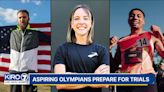 Local Olympic hopefuls are preparing for the upcoming Olympic trials