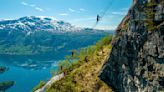 ‘It might make most people’s legs tremble a bit’: ‘Floating’ ladder for thrillseekers opens in Norway