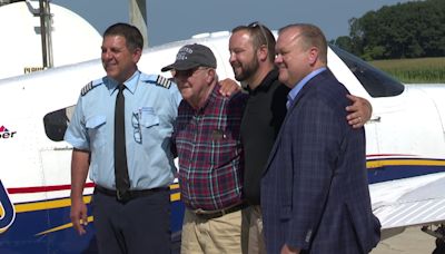 90-year-old Michiana veteran takes flight, crosses off item on bucket list