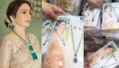 'Video Nita Ji Na Dekhle...': Jaipur Wholesaler Is Selling Replica Of Nita Ambani's ₹500-Cr Necklace Under ₹200; Netizens React