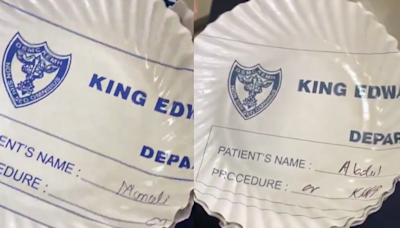 Mumbai Shocker! Patients' Confidential Documents Reused as Paper Plates in KEM Hospital: VIDEO