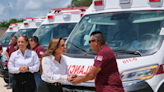 Quintana Roo recibe 31 ambulancias para mejorar la atención prehospitalaria
