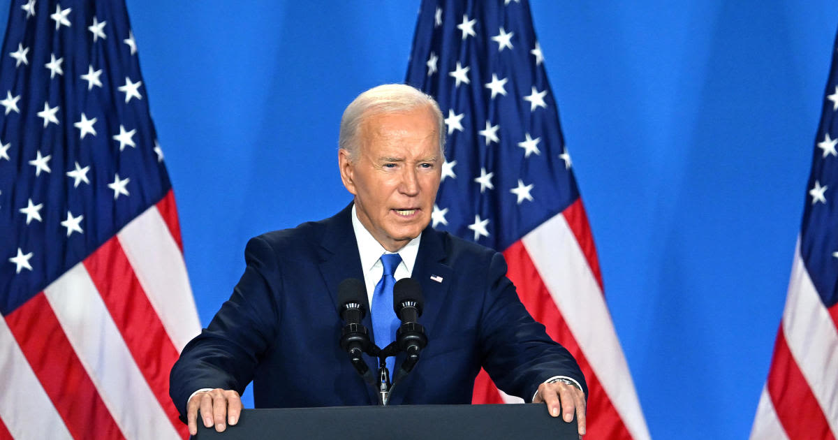 Watch Biden's full news conference from last night defying calls for him to drop out