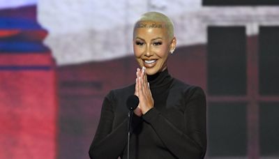 Amber Rose tells Trump's convention crowd: This is where I belong'