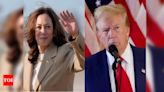 US elections: New poll shows Kamala Harris gains momentum in tightening race against Donald Trump - Times of India