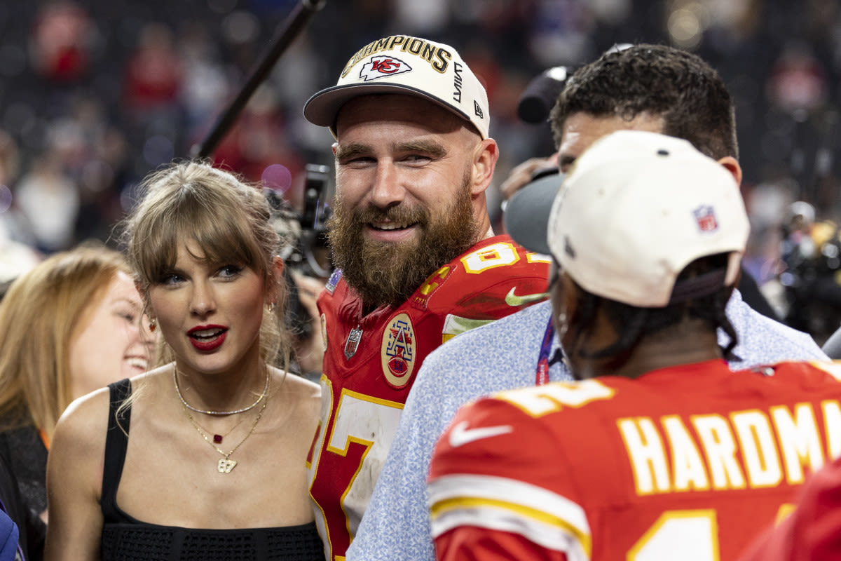 Chiefs Kicker Harrison Butker's Comments About Taylor Swift and Travis Kelce Romance Seen in New Light After Grad Speech