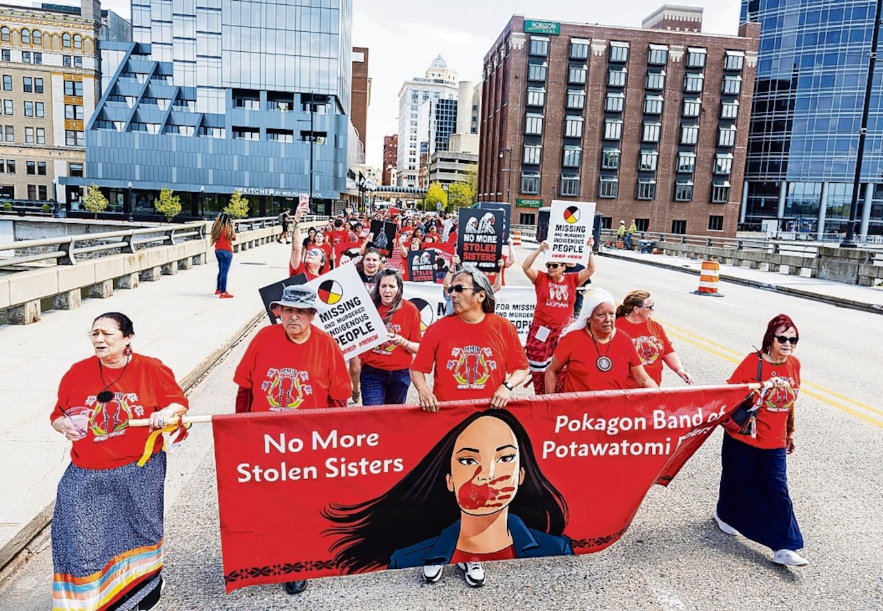 March for Missing and Murdered Indigenous People returning to Grand Rapids