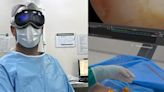 Apple Vision Pro used to assist doctor during shoulder surgery