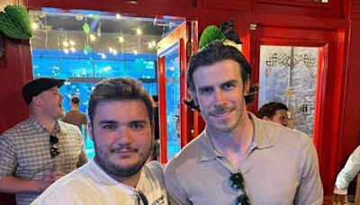 Gareth Bale turns up on night out in Cardiff pub
