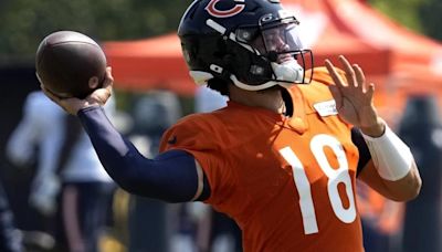 Chicago Bears QB Caleb Williams fights through training camp’s early ups and downs