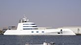 A sanctioned Russian oligarch's superyacht hides in a UAE creek
