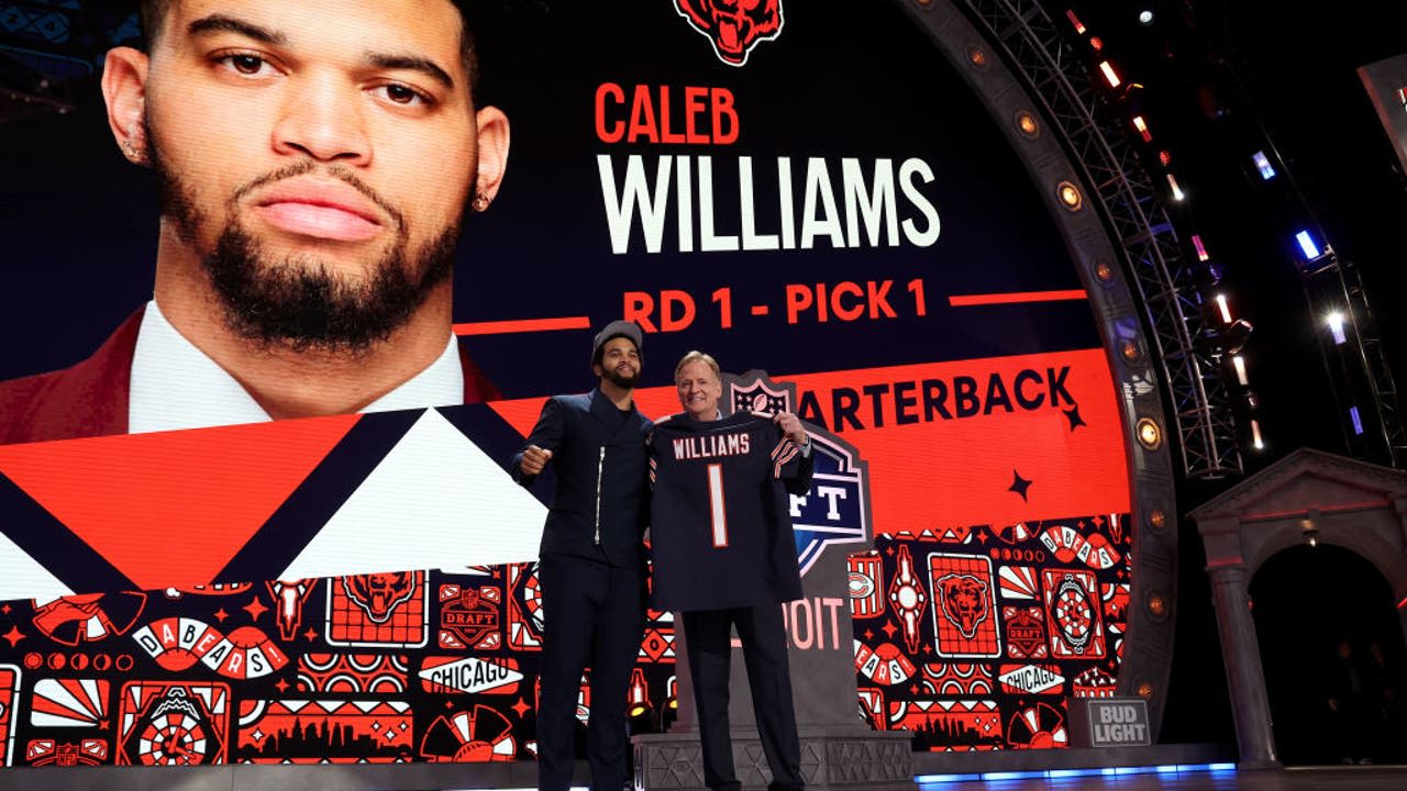 Chicago Bears begin new era, select Caleb Williams No. 1 overall in 2024 NFL Draft