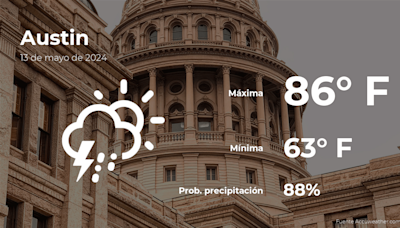 Clima de hoy en Austin para este lunes 13 de mayo - La Opinión