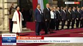 習近平國事訪問匈牙利 抵達布達王宮 總理總統迎接