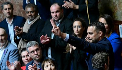 Qui est Sébastien Delogu, suspendu par l'Assemblée nationale après avoir brandi un drapeau palestinien ?