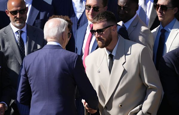 Travis Kelce Gave the Perfect Speech to America During Chiefs’ White House Visit