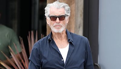 Pierce Brosnan, 71, looks dashing while running errands in Malibu
