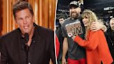 Tom Brady takes aim at Travis Kelce, Taylor Swift by roasting Chiefs’ ‘14-year-old’ fans