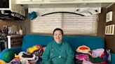 Meet Frannie, she loves to crochet unique, colorful hot pads despite her severe arthritis