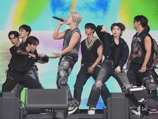 Seventeen fans 'proud' as K-pop act make Glastonbury Festival history