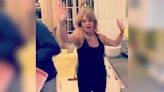 Goldie Hawn Radiates Joy While Dancing In The Kitchen — Who Said Washing Dishes Isn't Fun?