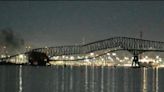 Key Bridge in Baltimore collapses into water after being hit by cargo ship