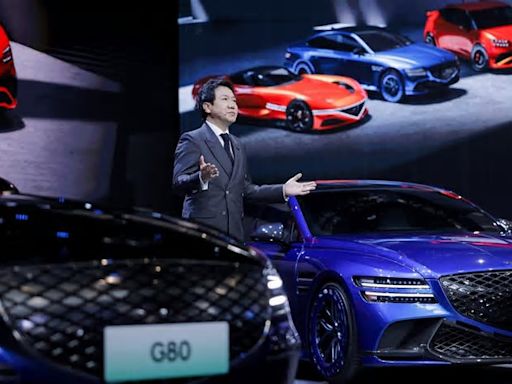 Genesis präsentiert neuen Electrified G80 und Magma Concept