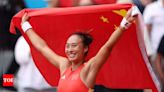 Inspired by Li Na and Liu Xiang, Qinwen Zheng wins China's first Olympic tennis singles gold in Paris | Paris Olympics 2024 News - Times of India