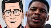 Colbert’s Cartoon Newscast Trolls Herschel Walker In Epic Phone Prank