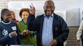 Cyril Ramaphosa insists ANC will win outright majority as South Africa goes to the polls