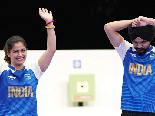 Paris Olympics 2024: India gets its second bronze, once again from shooting; Manu Bhaker and Sarabjot Singh beat South Korea in mixed 10m air pistol