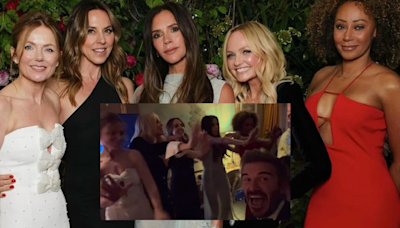 Spice Girls Reunite For Victoria Beckham's Birthday Bash! David Beckham Captures As They Dance To 'Stop'