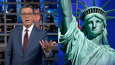 Colbert mocks new Biden border policy: 'Give us your tired, your poor... up to 2,500 people a day'