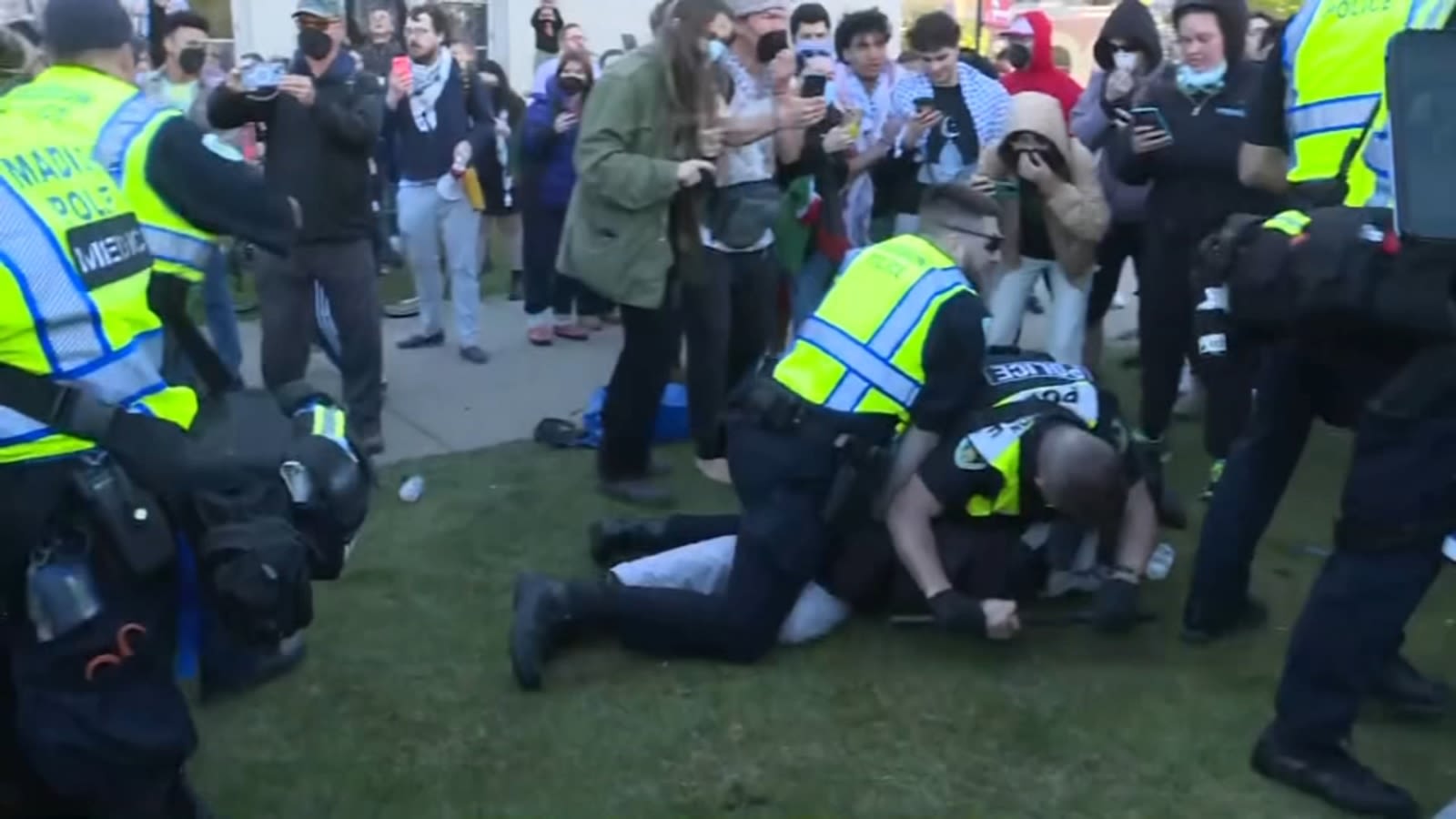 University of Wisconsin-Madison protests: 3 deputies, trooper injured clearing encampment, UWPD says