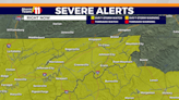 Storm Team 11: Severe weather alerts issued across region