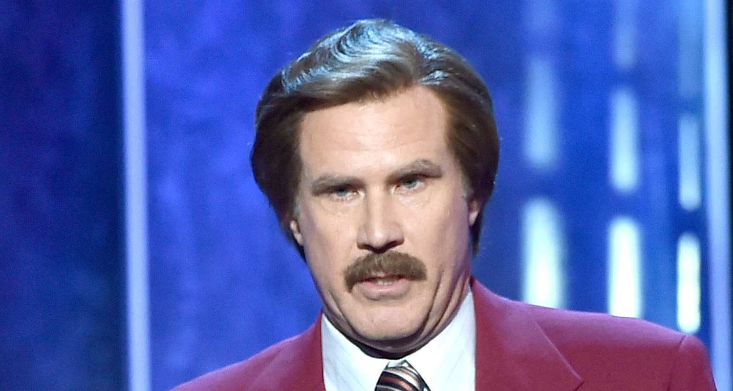 Will Ferrell Reprises Ron Burgundy for ‘The Roast of Tom Brady,’ Compliments His Looks & Questions His Sexuality