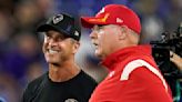 AFC title game means a reunion for John Harbaugh and Andy Reid, who coached together in Philadelphia