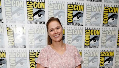 Ronda Rousey Expecting Baby #2, Debuts Bump at San Diego Comic-Con!