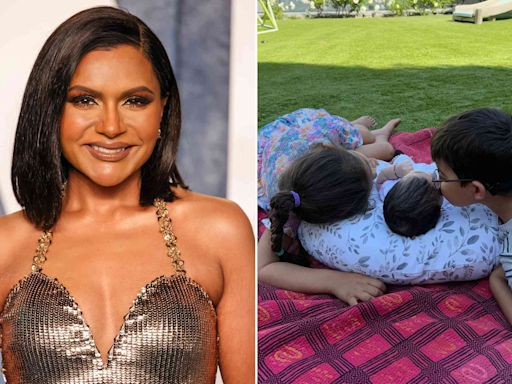 The Cutest Pictures of Mindy Kaling and Her 3 Children — Katherine, Spencer and Anne