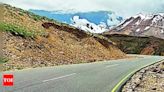 Manali Cloudburst: Part of Leh-Manali highway closed after cloudburst triggers flash flood | Shimla News - Times of India