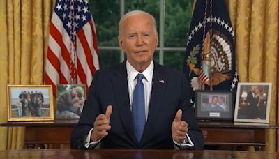 Biden on decision to exit 2024 race: 'I revere this office. But I love this country more.'