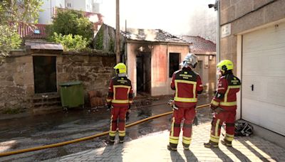 Arde otra vivienda abandonada en Vigo en menos de 24 horas