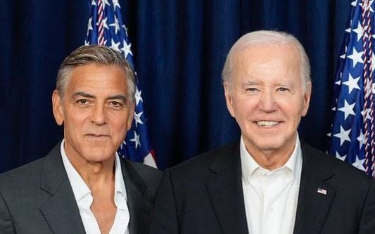 George Clooney calls for Biden to bow out of 2024 election race