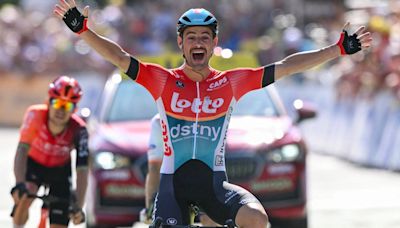 Pogacar retains lead after Campenaerts pounces to win first Tour de France stage of career