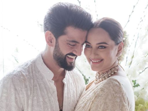 Sonakshi Sinha, Zaheer Iqbal wedding first pics: Couple ties the knot with blessings of ‘both our families, both our gods’