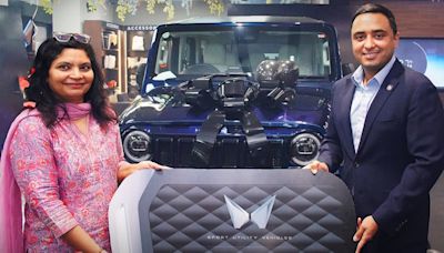 First-Ever Mahindra Thar Roxx Auctioned for Rs 1.31 Crore, Buyer Aakash Minda Receives Delivery