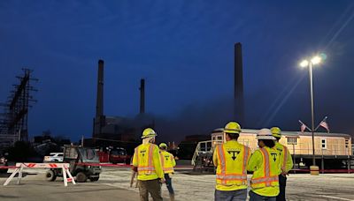 Implosion of Avon Lake Power Plant building begins