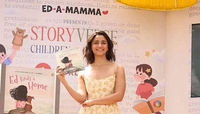 I inherited storytelling from my grandfather: Alia Bhatt launches her debut children's book 'Ed Finds A Home' - Times of India