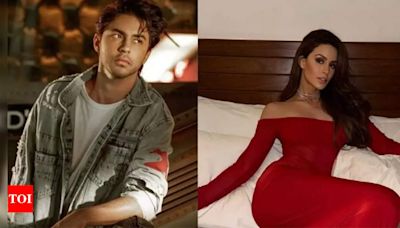 Aryan Khan's rumoured girlfriend Larissa Bonesi makes heads turn in a red dress as she visits Gauri Khan's restaurant | Hindi Movie News - Times of India