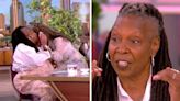 Sunny Hostin leaves her seat on 'The View' to advise Whoopi Goldberg about what she can and can't say on TV